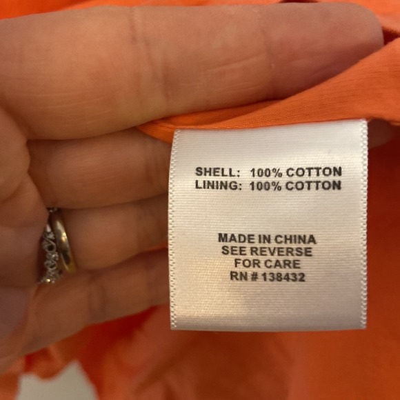 Modcloth Women's Size Large Revel and Relish Coral Orange Retro Bow Sun Dress - Picture 6 of 10